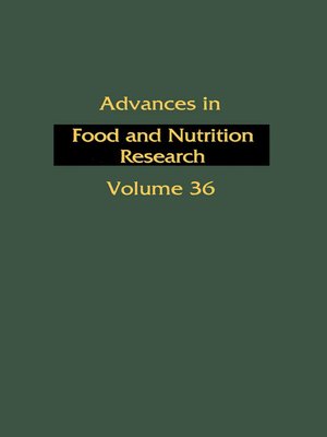 cover image of Advances in Food and Nutrition Research